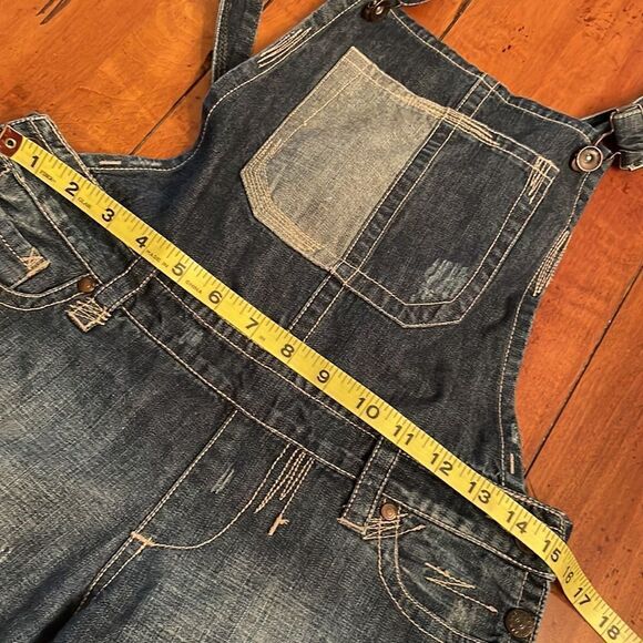NAF NAF Distressed Denim Overalls - 38 - Picture 9 of 10